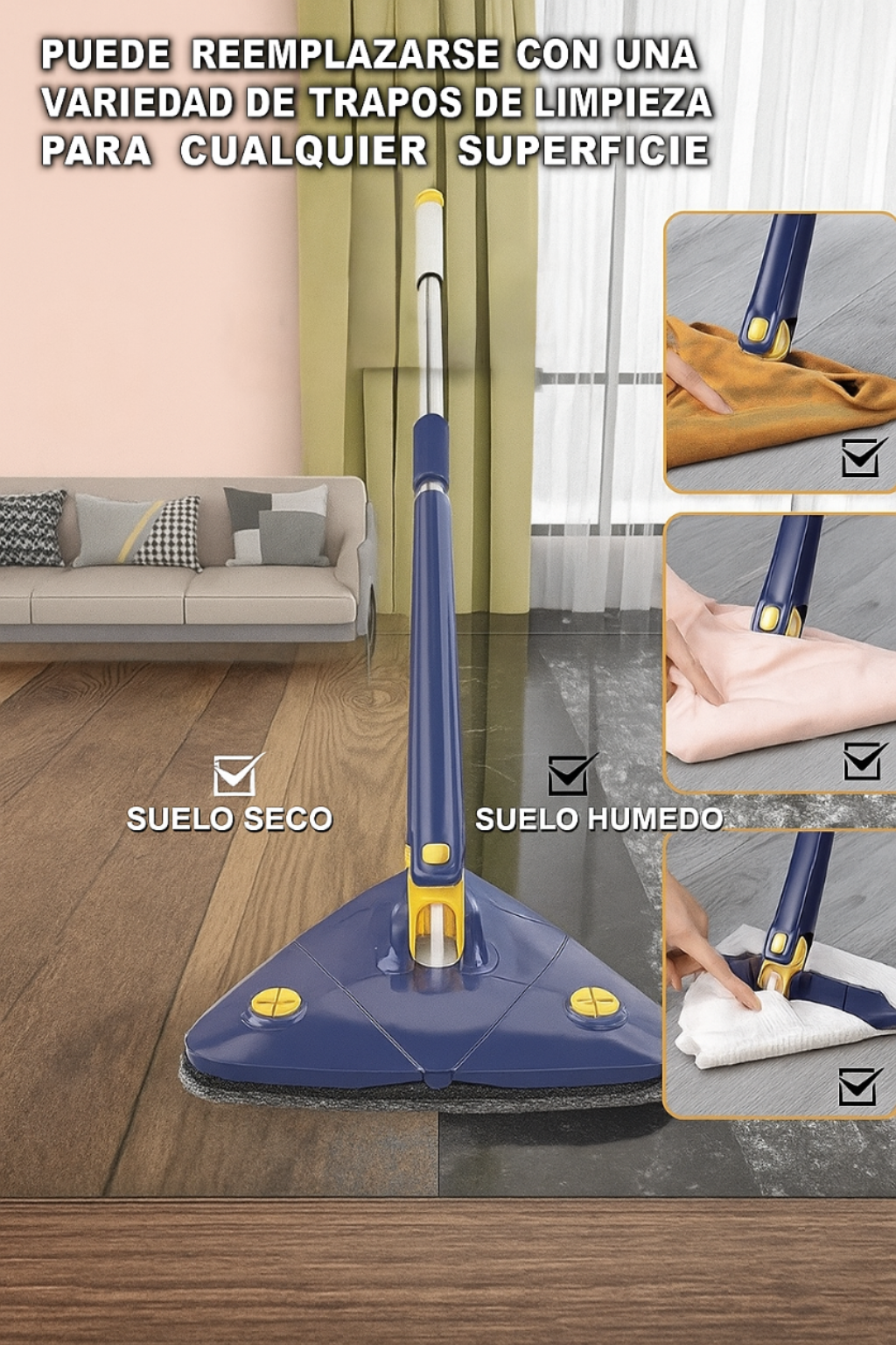 Mopa Giratoria Multiuso 360