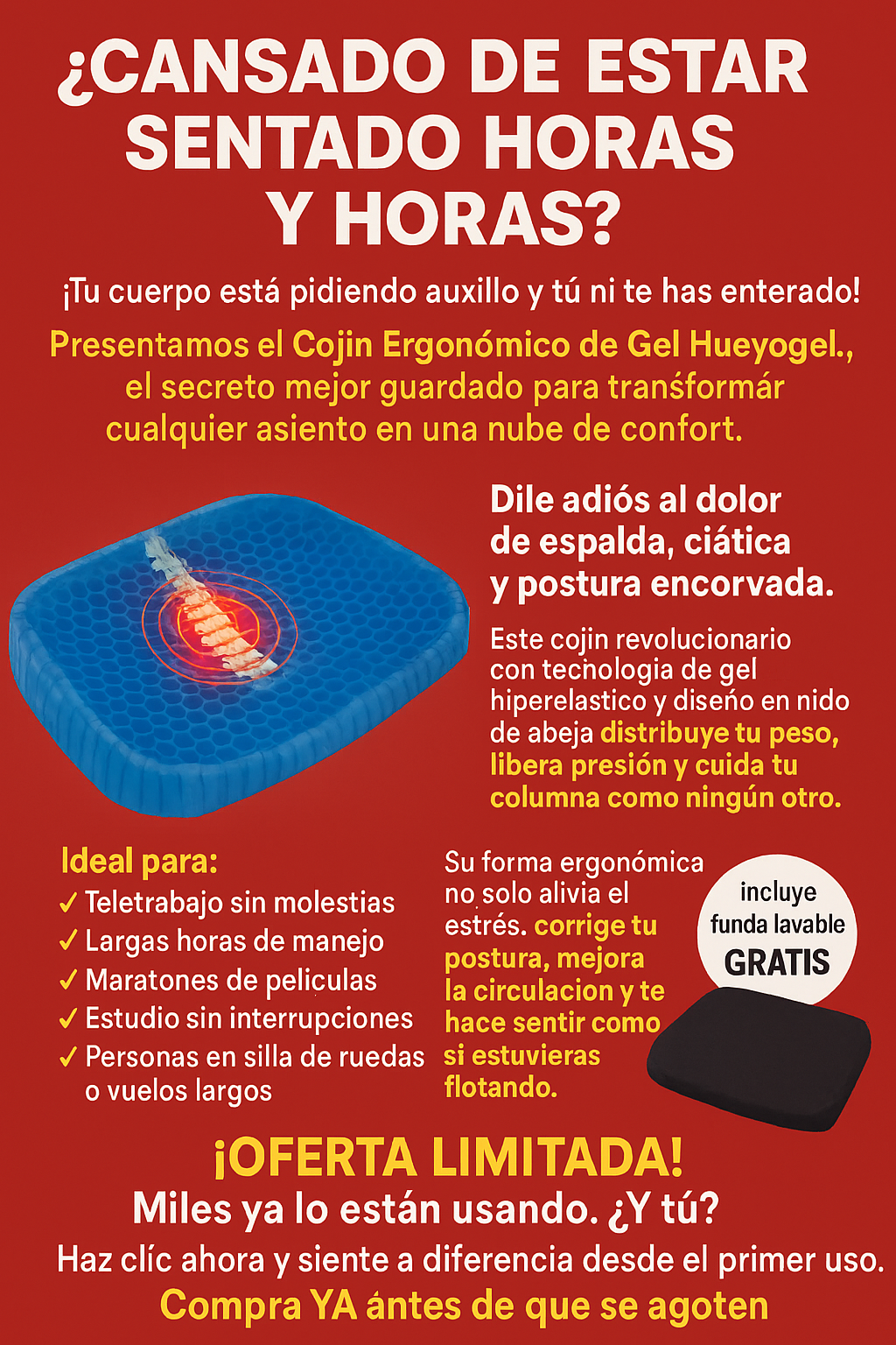 Cojín Ergonomico Gelflex