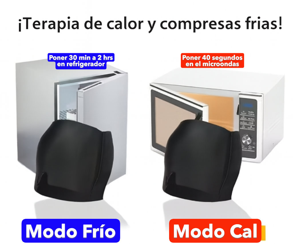 Gorro de Gel Terapéutico 180° – Alivio en frío y calor para migrañas, ojos hinchados, estrés y fatiga