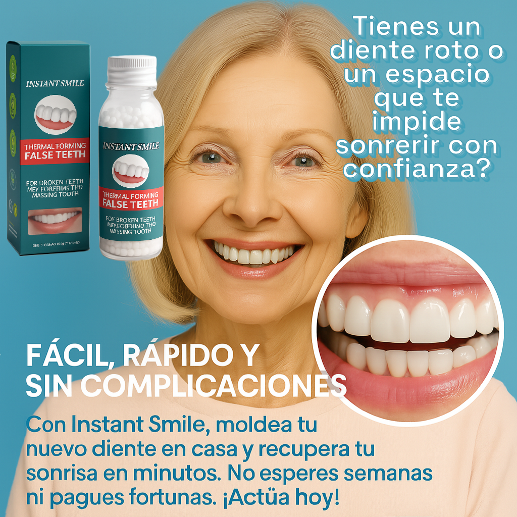 Instant Smile, moldea tu nuevo diente en casa y recupera tu sonrisa en minutos