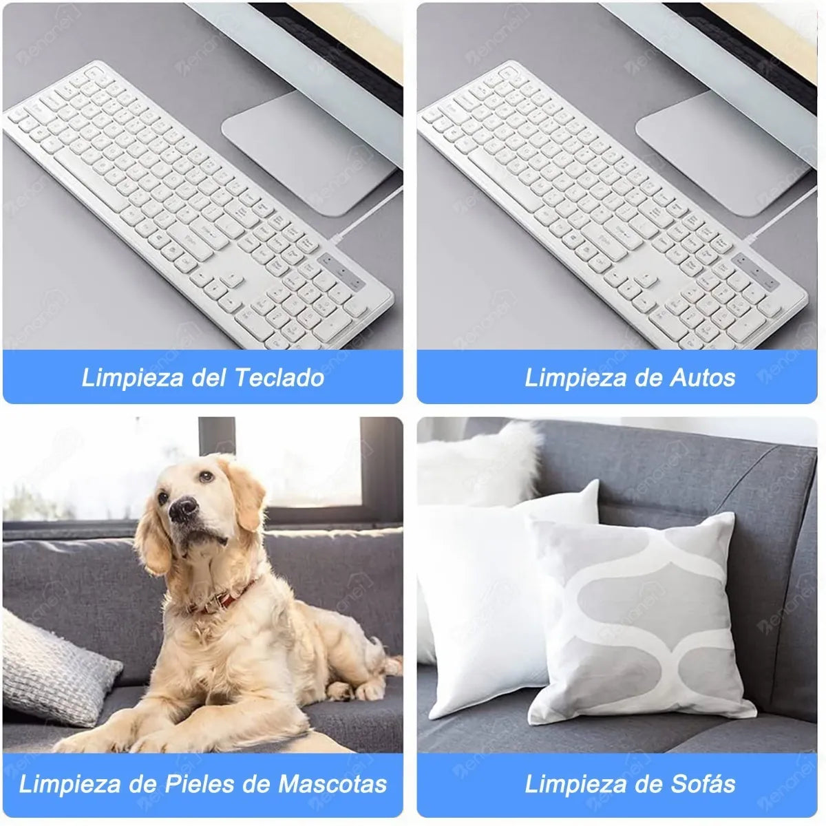 ASPIRATODO – Mini Aspiradora Sopladora portátil recargable