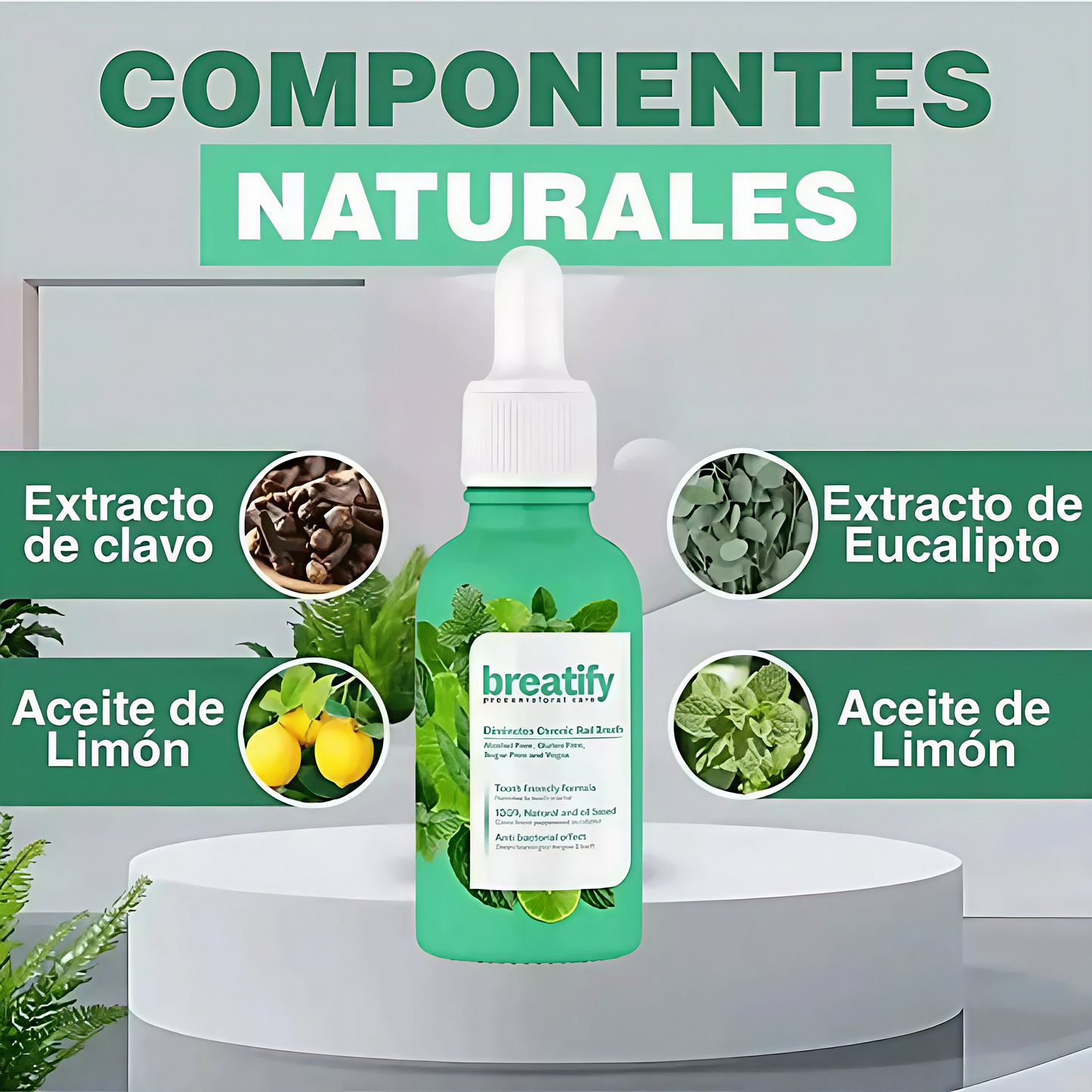 🦷 BREATIFY | Eliminador de Mal Aliento 25ml ¡Respira confianza en cada palabra!