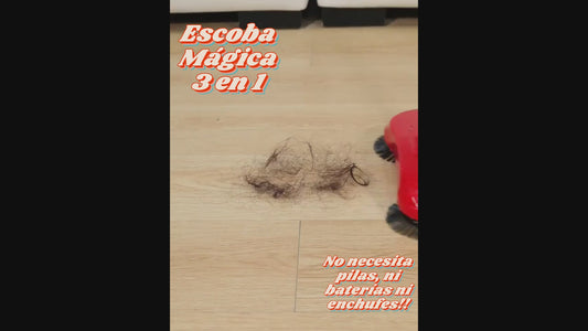 Escoba Mágica 3 en 1: Barre, Aspira y Trapea Sin Esfuerzo